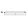 Integratech Speedy 150cm 60W IP65 IK10 165lm/W 5x2,5