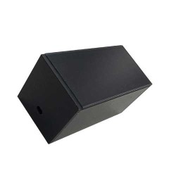 Integratech Profiel SL Flat 25x25 2m diff. zwart incl. acc.