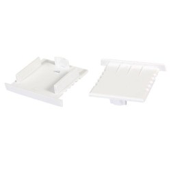 Integratech Eindkap Voor Profiel Rpl3535W Met Ingang