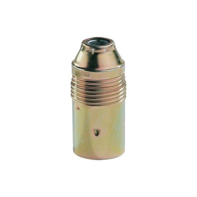 Integratech Fitting E14 Messing/Porselein Draadstang 10Mm