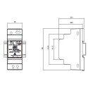 Integratech LED voeding 24VDC 30W DIN-rail