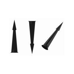 Integratech Grondpin voor Evolve floodlight 25cm zwart