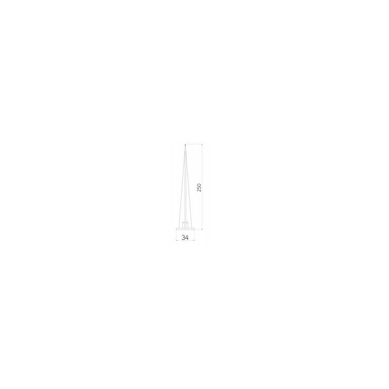 Integratech Grondpin voor Evolve floodlight 25cm