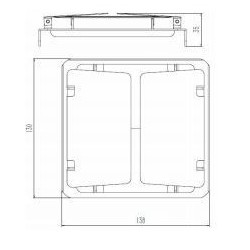 Integratech Flap voor Evolve projector 12W