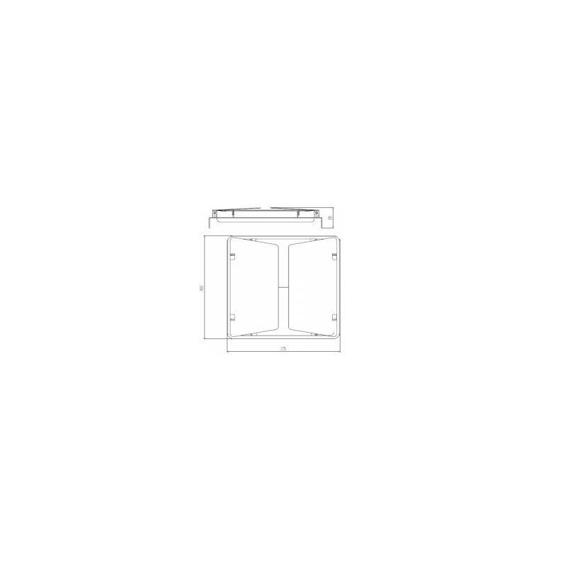 Integratech Flap voor Evolve projector 24W