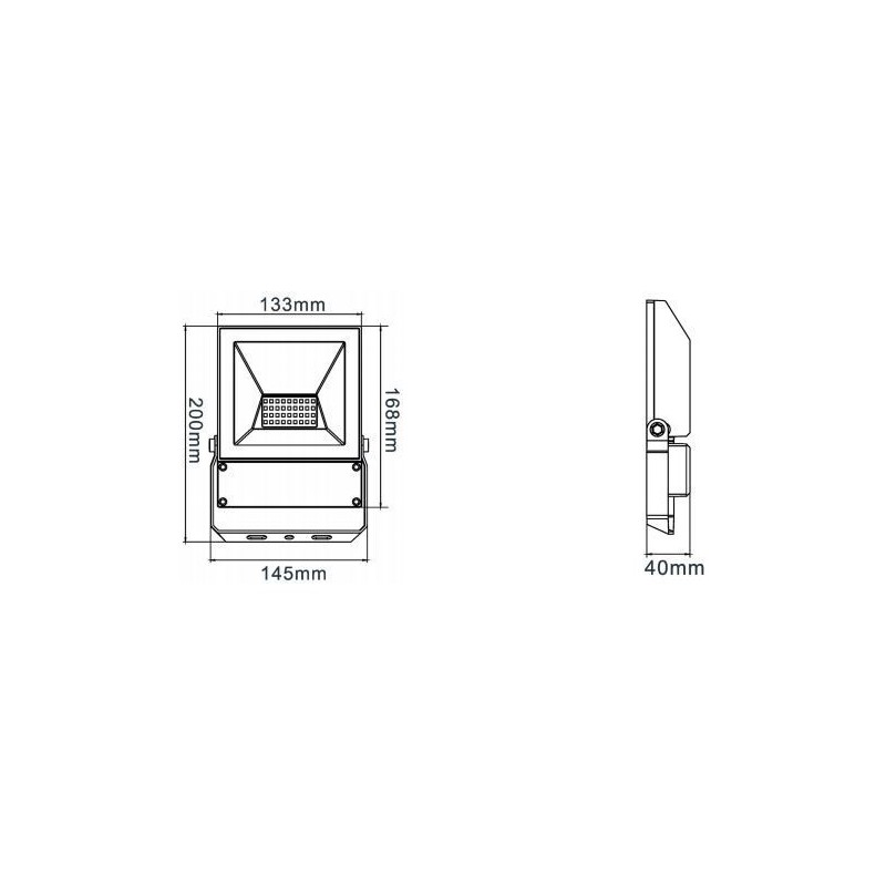 Integratech LED floodlight QT 20W PIR