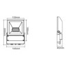 Integratech LED floodlight QT 20W PIR