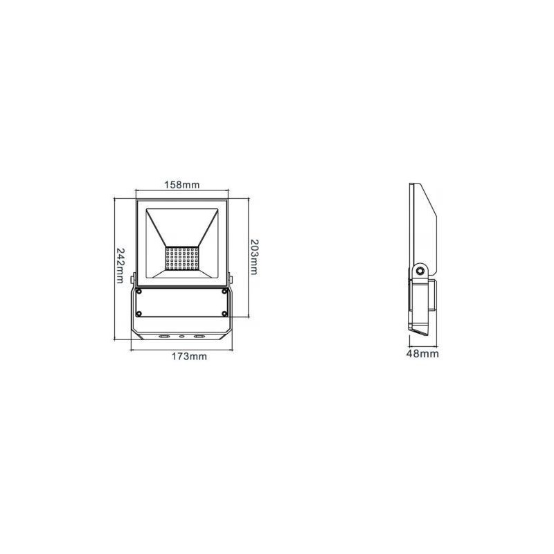 Integratech LED floodlight QT 50W