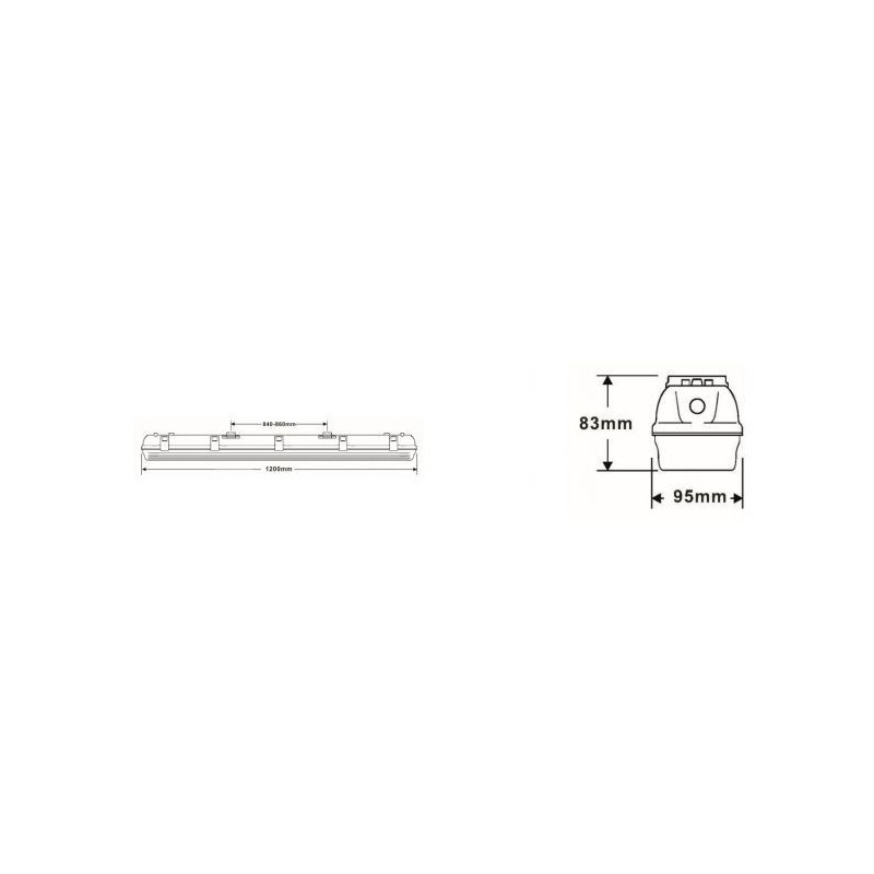 Integratech HWDP 1,2m IP66 Sensor + em 3h High Output