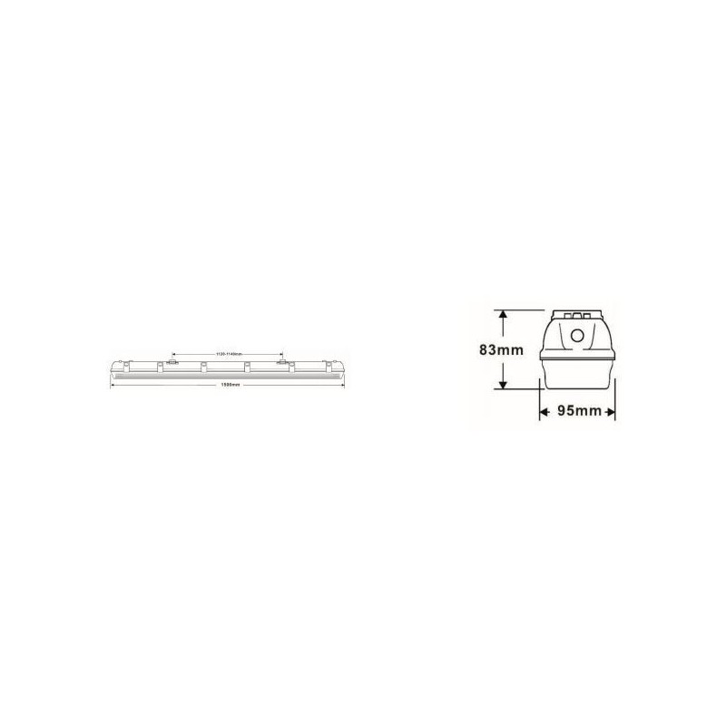 Integratech HWDP 1,2m IP66 High Output