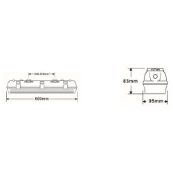 Integratech HWDP 0,6m IP66 5x2,5mm²