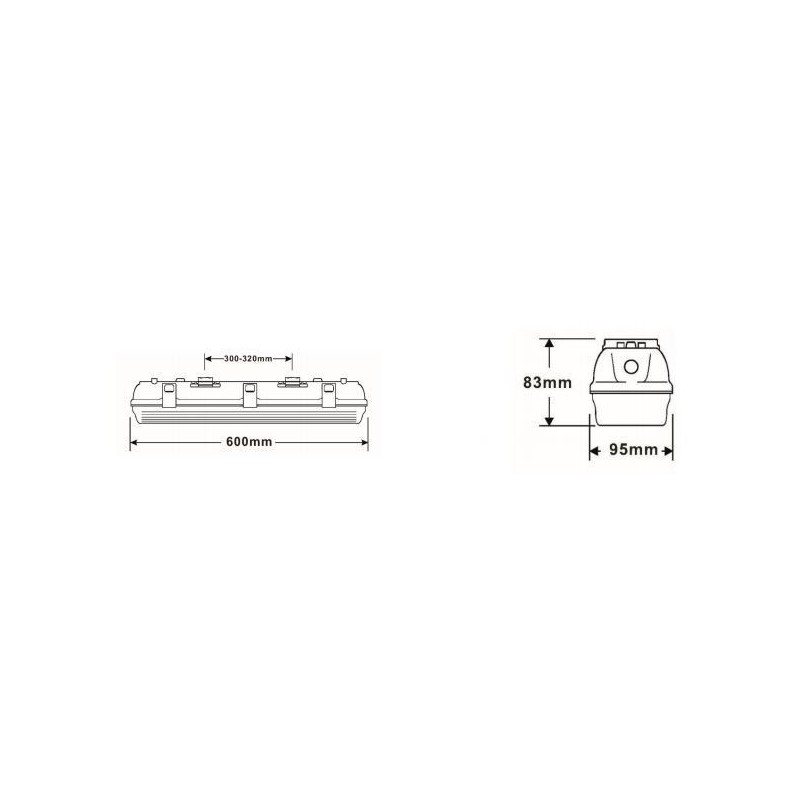 Integratech HWDP 0,6m IP66 5x2,5mm²