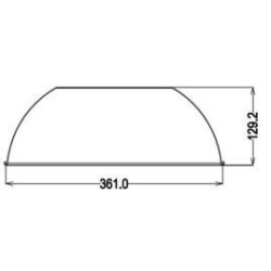 Integratech reflector 60° highbay PHB 75/100W