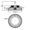 Integratech Highbay PHB 240W IP65 dimmable 1-10V
