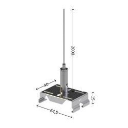 Integratech Dreamline pending suspension with steel wire 2m