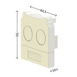 Integratech Dreamline endcap for support profile