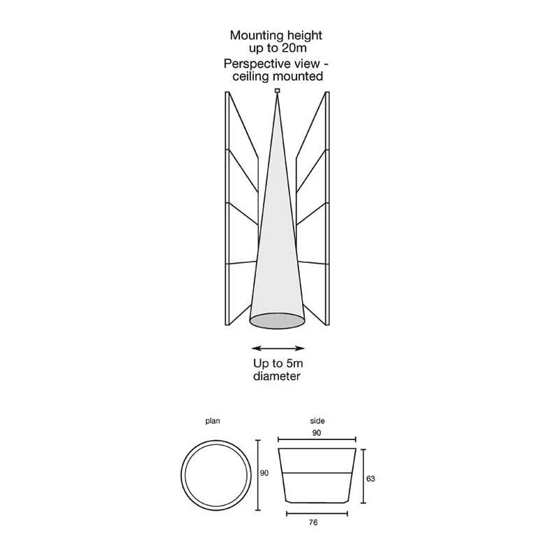 Integratech PIR opbouw IP20 narrow beam Integraconnect