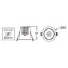 Integratech Recessed spot Deep low UGR 5W