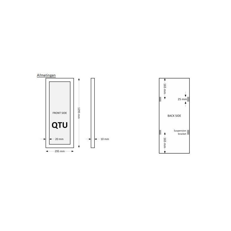 Integratech LED paneel QT 36W 300x1200 ENEC