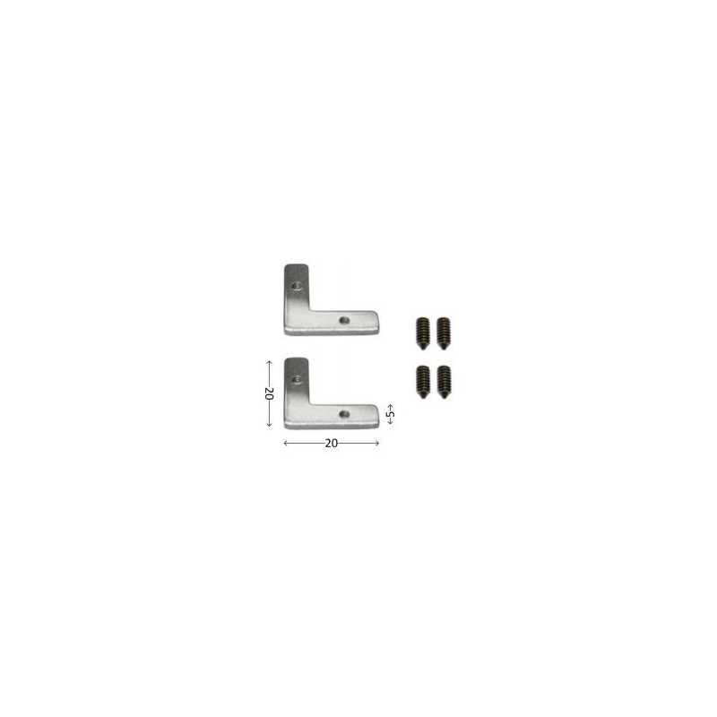 Integratech Koppeling 90° platte hoek ICORN/OCORN