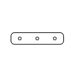 Integratech Straight coupler for profile SLF2525