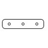 Integratech Straight coupler for profile SLF2525