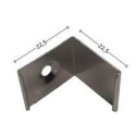 Integratech Montagebeugel inox L304 voor profiel 45
