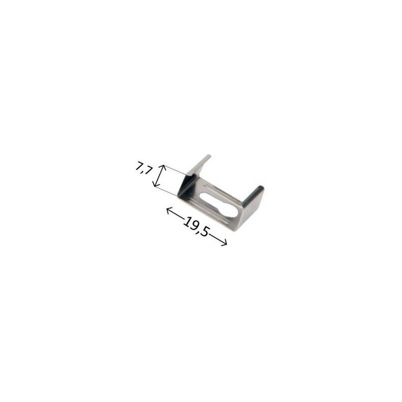 Integratech Montagebeugel inox L304 voor profiel SL7