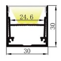 Integratech LED profiel PL3030 Complete kit