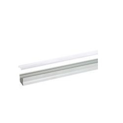 Integratech Profiel RSL15 alu 2m klare plexi incl. toebehoren
