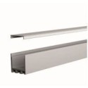 Integratech Profiel SL Flat 25x25 alu 2m cover opaal incl acc