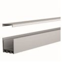 Integratech Profiel SL Flat 25x25 alu 3m cover opaal incl acc