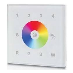 Integratech Draadloze kit RGB(W) wandzender 4 zones zwart