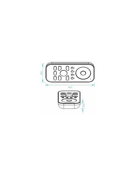 Integratech Extra RF handzender voor DIM-CW kit