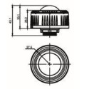 Integratech PIR sensor IP65 max 12m voor FHBP