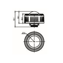 Integratech PIR sensor IP65 max 12m for FHBP
