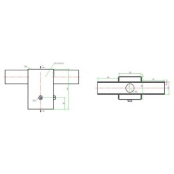 Integratech Streetlight adapter S105/R2x60mm