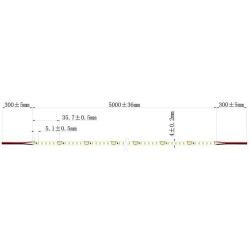 Integratech LED strip 2 LED strip monochrome 196sdot narrow profile