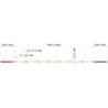 Integratech LED strip 2 LED strip monochrome 196sdot narrow profile