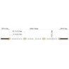Integratech LED strip dotsfree 336LED/m 2110 24V IP20 RGB 5m