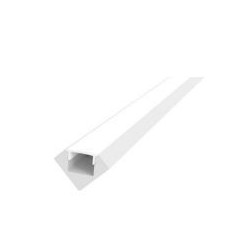 Integratech Profiel ALU45 wit 2m plexi mat incl. toebehoren