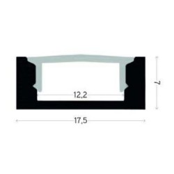 Integratech LED profile Baseline 17x7 2m