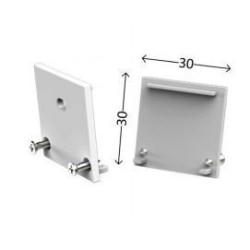 Integratech Endcap for profile PL3030 with entrance