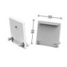 Integratech Endcap for profile PL3030 with entrance