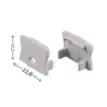 Integratech Endcap for profile SLW15 with entrance