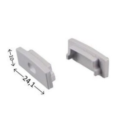 Integratech Endcap for profile SLW8 with entrance