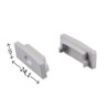Integratech Endcap for profile SLW8 with entrance