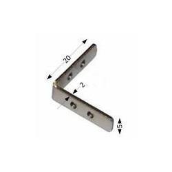 Integratech Coupler 90° vertical for SL Flat profile SLF1512