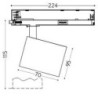 Integratech LED track light f2
