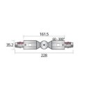 Integratech Flexibele bocht universele 3 fase rail 7p
